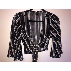Striped Crop Top